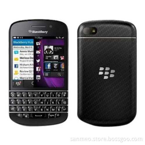 Refurbished BlackBerry, Q10, Factory Unlocked, 8.0MP 2GB RAM 16GB ROM Qwerty Phone